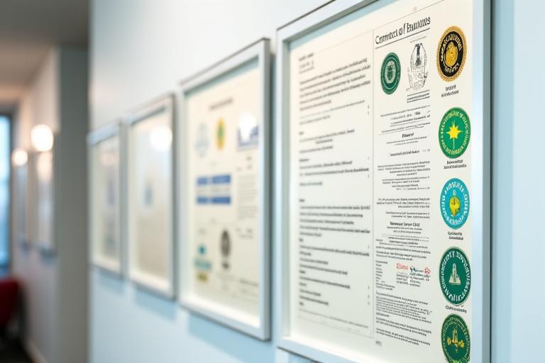 Certificados de calidad y sostenibilidad